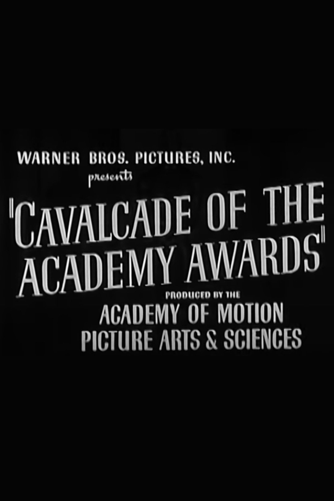 Постер Cavalcade of the Academy Awards